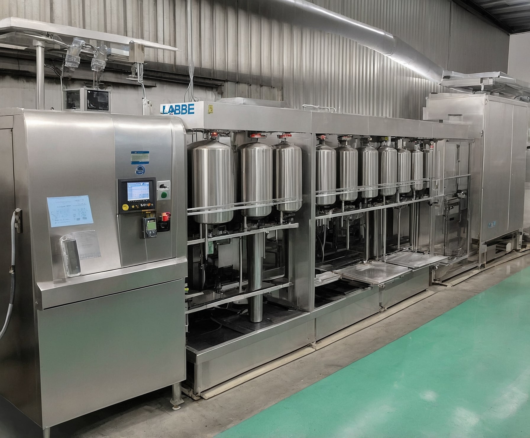 Llenadora automática de alta precisión.